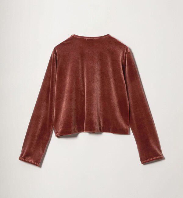 STEVEN ALAN「＜Steven Alan＞ベロア ボレロ カーディガン」|カーディガン|