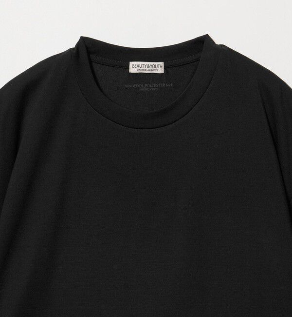 BEAUTY&YOUTH UNITED ARROWS「ウール テクスチャード クルーネック Tシャツ」|Tシャツ・カットソー|