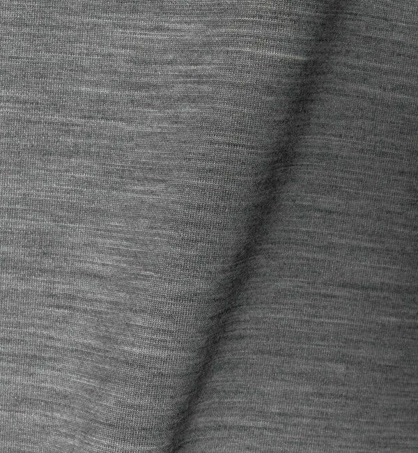 BEAUTY&YOUTH UNITED ARROWS「ウール テクスチャード クルーネック Tシャツ」|Tシャツ・カットソー|