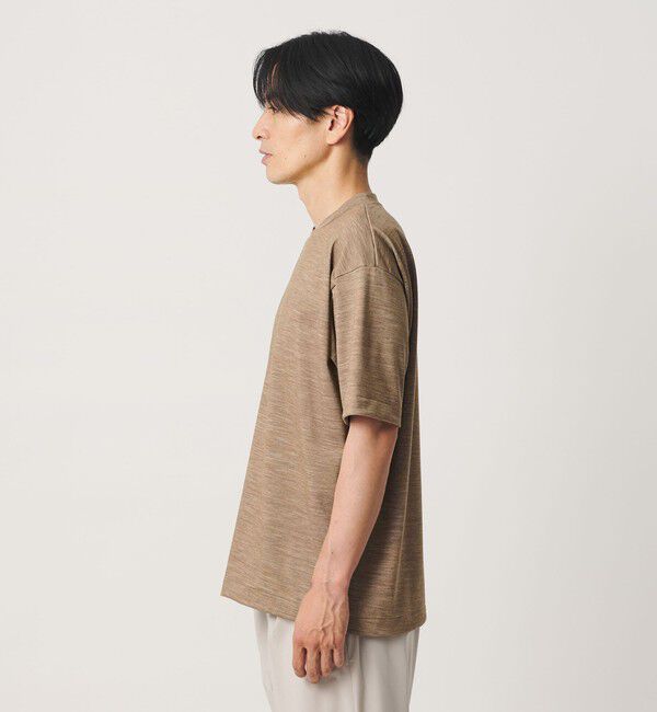 BEAUTY&YOUTH UNITED ARROWS「ウール テクスチャード クルーネック Tシャツ」|Tシャツ・カットソー|