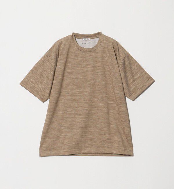 BEAUTY&YOUTH UNITED ARROWS「ウール テクスチャード クルーネック Tシャツ」|Tシャツ・カットソー|