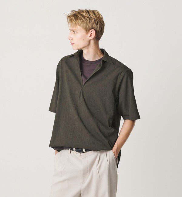 BEAUTY&YOUTH UNITED ARROWS「ヨウリュウ スキッパー シャツ 吸水速乾 通気性」|シャツ・ブラウス|