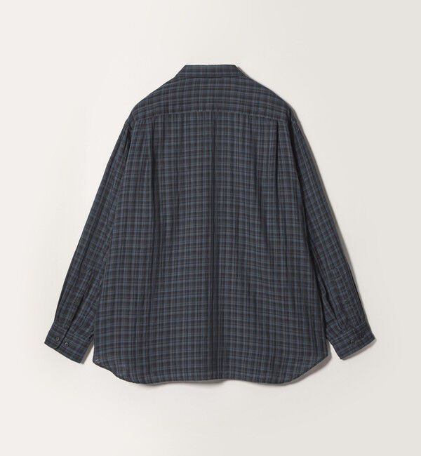 STEVEN ALAN「＜Steven Alan＞ CC ガーゼ マドラスチェック レギュラーカラー シャツ LOOSE」|シャツ・ブラウス|