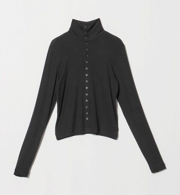 ATTISESSION「＜ATTISESSION＞フライス リングドット カーディガン」|カーディガン|BLACK