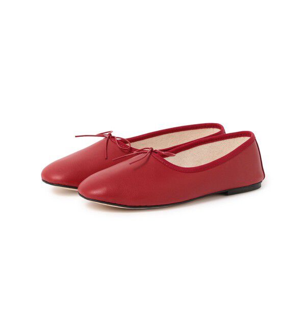 Demi-Luxe BEAMS 「SPELTA / OLGA NAPPA バレエシューズ」|パンプス|RED