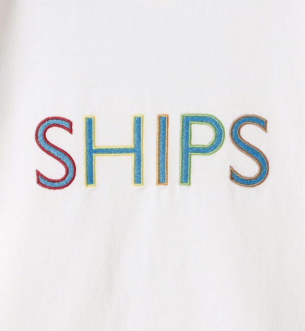 SHIPS KIDS「SHIPS KIDS:100～130cm / SHIPS ロゴ 半袖Tシャツ」|Tシャツ・カットソー|