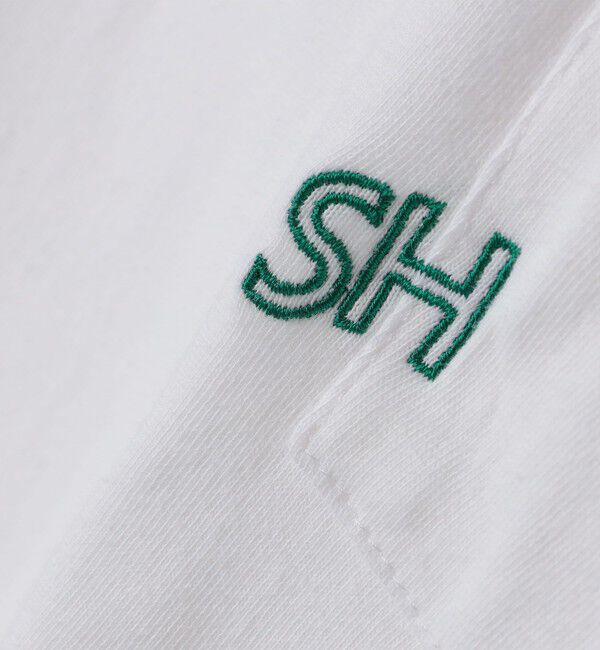 SHIPS「【WEB限定】SHIPS: エンブロイダリー SHロゴ ポケット Tシャツ」|Tシャツ・カットソー|