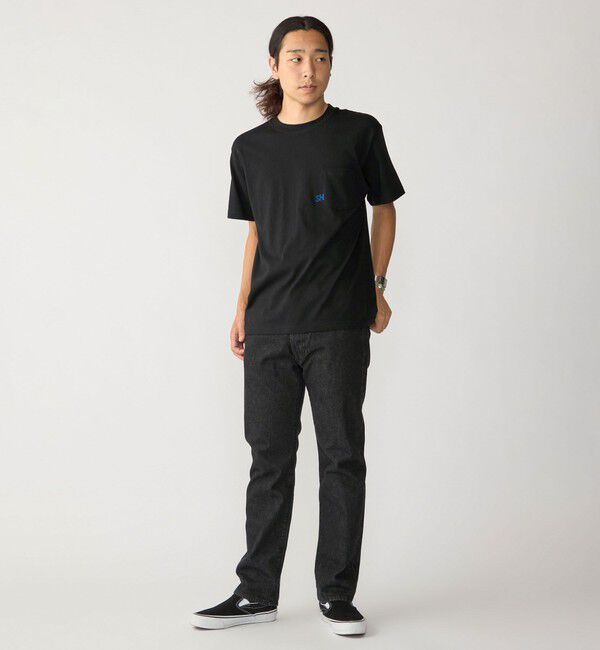 SHIPS「【WEB限定】SHIPS: エンブロイダリー SHロゴ ポケット Tシャツ」|Tシャツ・カットソー|