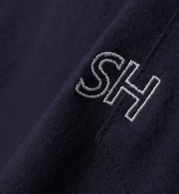 SHIPS「【WEB限定】SHIPS: エンブロイダリー SHロゴ ポケット Tシャツ」|Tシャツ・カットソー|