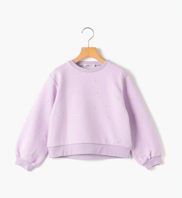 SHIPS KIDS「SHIPS KIDS:140～150cm /星座 モチーフ スウェット」|スウェット・ジャージ|ライラック