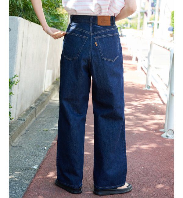 OUTDOOR PRODUCTS Usual Things「追加3 ULTライトデニムハイライズルーズ5PKT」|デニム|