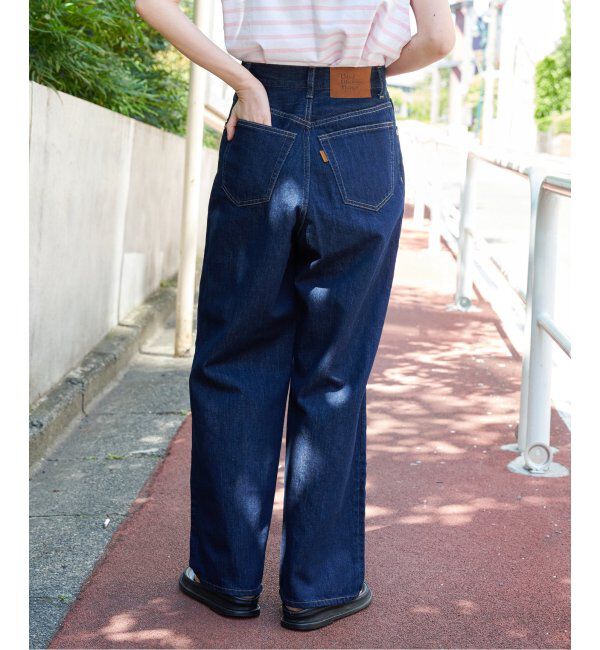 OUTDOOR PRODUCTS Usual Things「追加3 ULTライトデニムハイライズルーズ5PKT」|デニム|