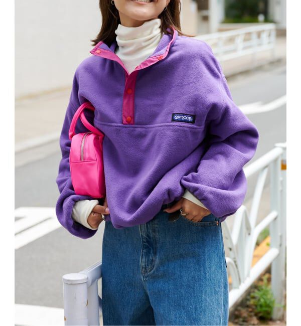 OUTDOOR PRODUCTS Usual Things「≪予約≫フリーススナップブルゾン」|その他|