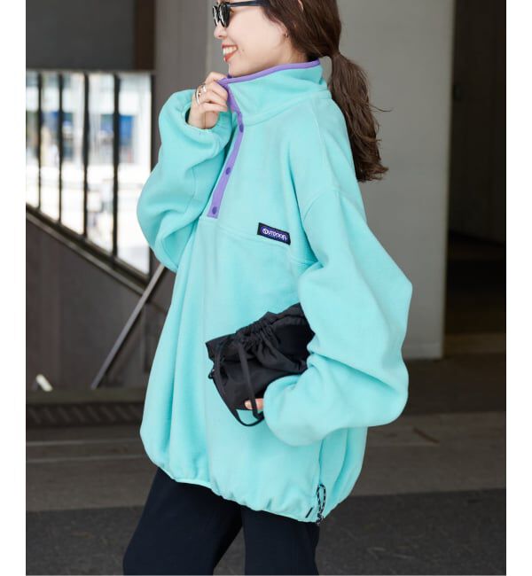 OUTDOOR PRODUCTS Usual Things「≪予約≫フリーススナップブルゾン」|その他|グリーン
