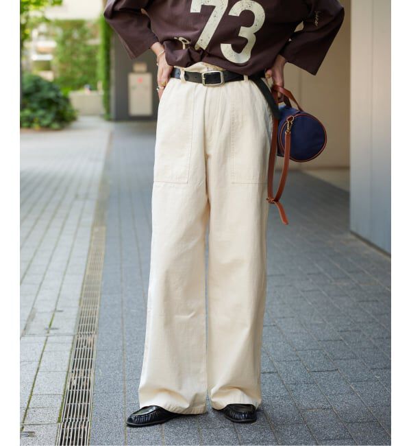 OUTDOOR PRODUCTS Usual Things「≪予約≫ULTハイライズルーズBKSベイカー」|スラックス|