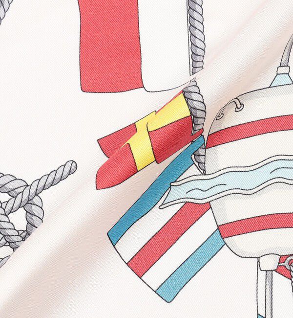 TOMORROWLAND GOODS「ATELIER TOMORROW FLAG シルクスカーフ」|バンダナ・スカーフ|