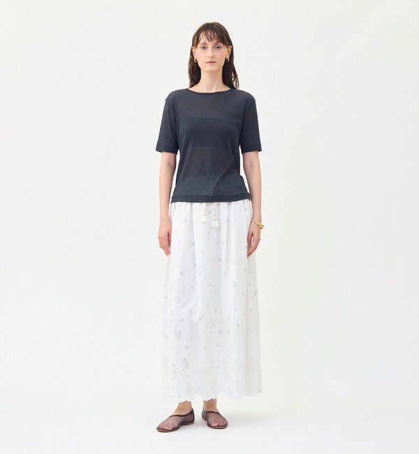 MACPHEE「シアージャージー ハーフスリーブプルオーバー」|Tシャツ・カットソー|