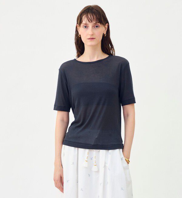 MACPHEE「シアージャージー ハーフスリーブプルオーバー」|Tシャツ・カットソー|