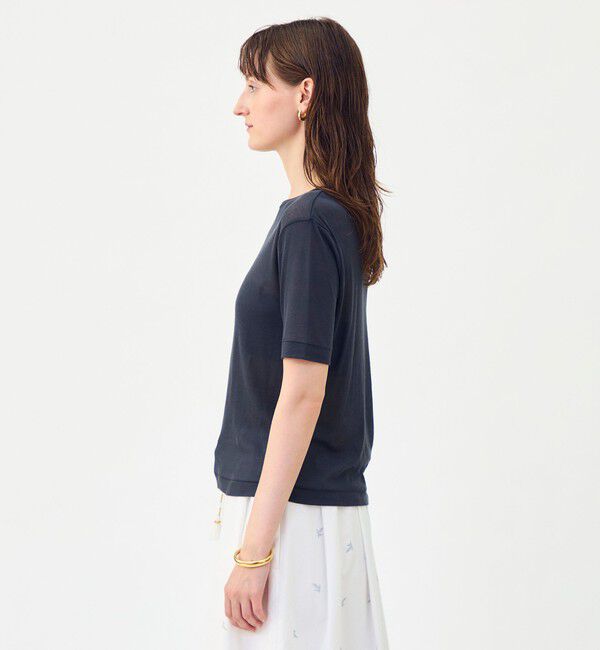 MACPHEE「シアージャージー ハーフスリーブプルオーバー」|Tシャツ・カットソー|