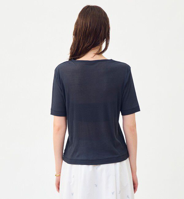 MACPHEE「シアージャージー ハーフスリーブプルオーバー」|Tシャツ・カットソー|