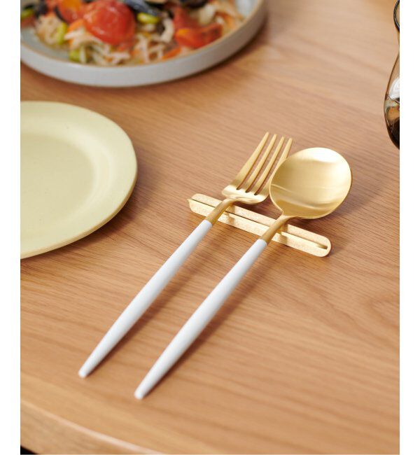 journal standard Furniture「【Cutipol/クチポール】GOA ディナーフォーク ホワイト&times;ゴールド」|食器・キッチングッズ|