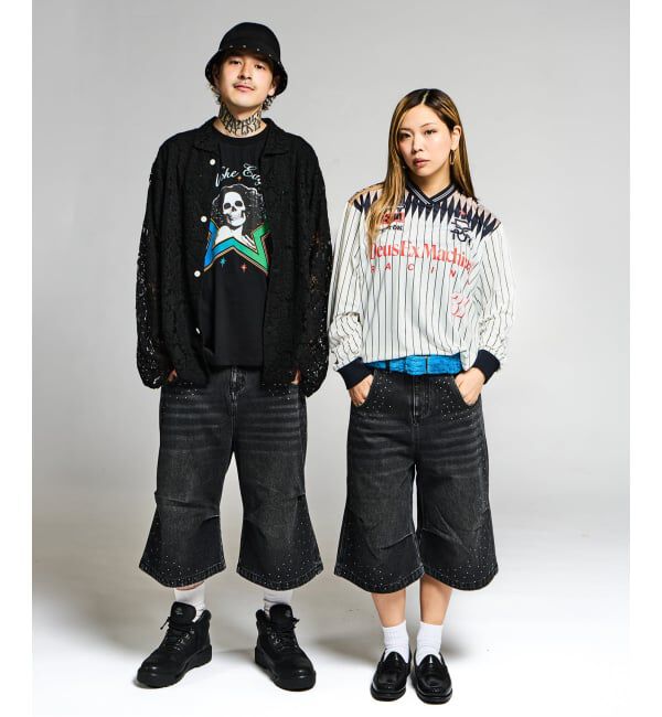 JOINT WORKS「ラインストーン デニムショーツ / J Rhine Stone Denim Shorts」|その他|