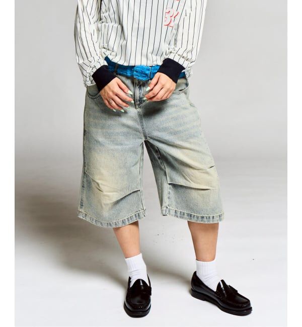 JOINT WORKS「ラインストーン デニムショーツ / J Rhine Stone Denim Shorts」|その他|