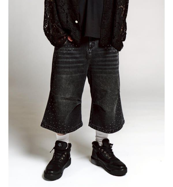 JOINT WORKS「ラインストーン デニムショーツ / J Rhine Stone Denim Shorts」|その他|
