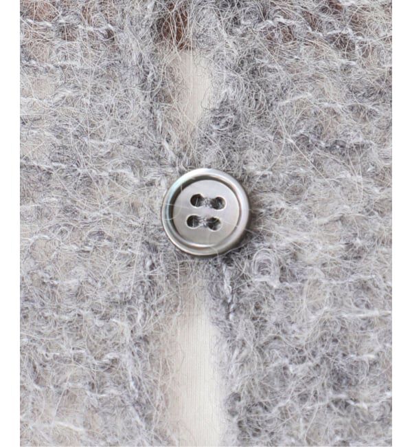 Plage「《WEB限定追加予約》ALPACA MIX BUTTON ニット」|ニット・セーター|