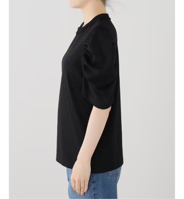 IENA LA BOUCLE「《追加/接触冷感》CURRENTAGE カレンテージ puff tee」|Tシャツ・カットソー|