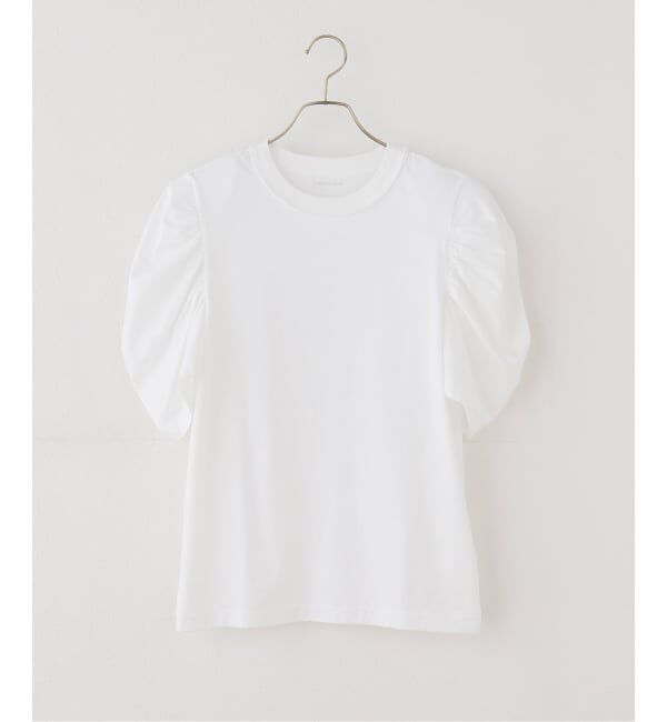 IENA LA BOUCLE「《追加/接触冷感》CURRENTAGE カレンテージ puff tee」|Tシャツ・カットソー|