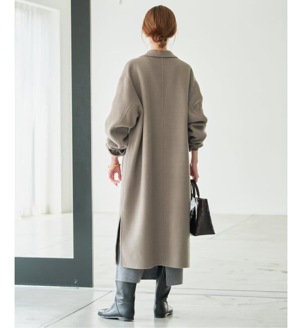 SLOBE IENA「《シリーズあり/追加予約》souple woolダブルフェイスチェスターコート」|チェスターコート|