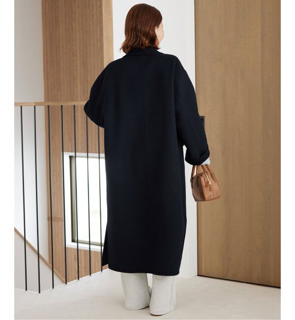 SLOBE IENA「《シリーズあり/追加予約》souple woolダブルフェイスチェスターコート」|チェスターコート|
