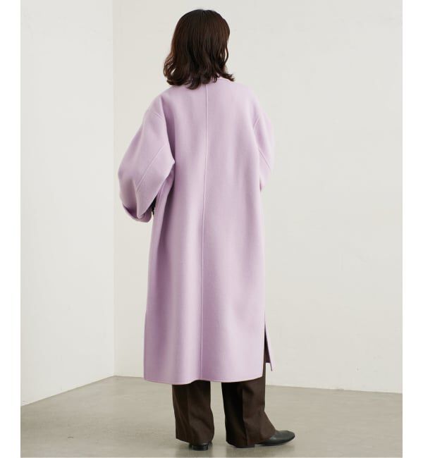 SLOBE IENA「《シリーズあり/追加予約》souple woolダブルフェイスチェスターコート」|チェスターコート|