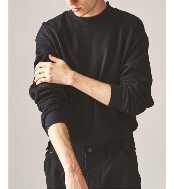 417 EDIFICE「【Hanes&times;417 EDIFICE】別注 CLEAR CUT COTTON SMOOTH MOCK NECK（MODERN FIT）」|Tシャツ・カットソー|