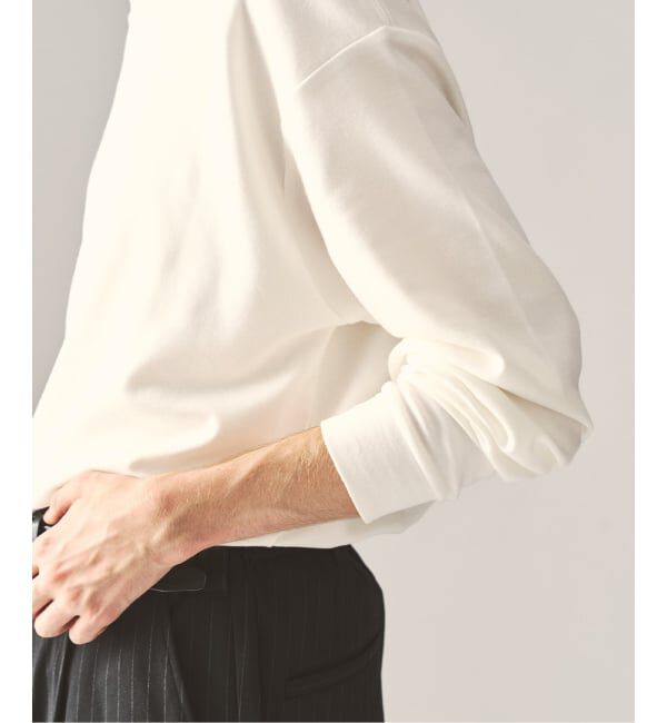 417 EDIFICE「【Hanes&times;417 EDIFICE】別注 CLEAR CUT COTTON SMOOTH MOCK NECK（MODERN FIT）」|Tシャツ・カットソー|