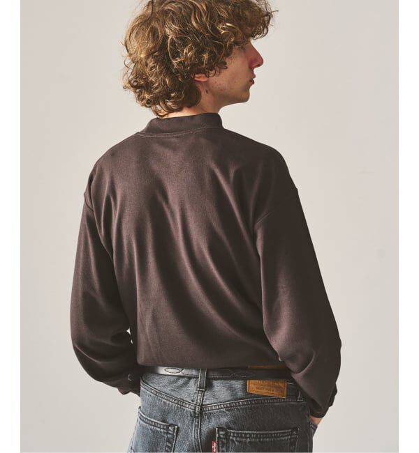 417 EDIFICE「【Hanes&times;417 EDIFICE】別注 CLEAR CUT COTTON SMOOTH MOCK NECK（MODERN FIT）」|Tシャツ・カットソー|