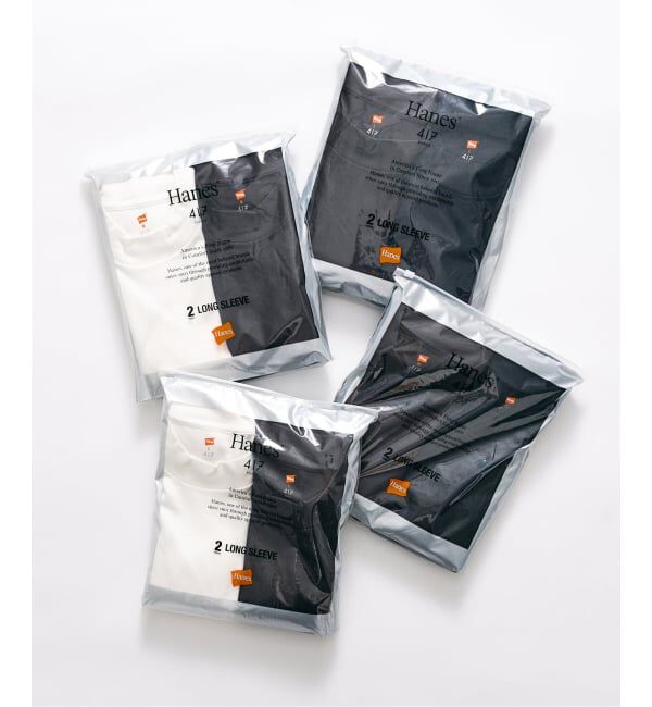 417 EDIFICE「【Hanes&times;417 EDIFICE】別注 CLEAR CUT COTTON SMOOTH MOCK NECK（MODERN FIT）」|Tシャツ・カットソー|