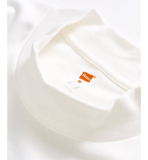 417 EDIFICE「【Hanes&times;417 EDIFICE】別注 CLEAR CUT COTTON SMOOTH MOCK NECK（MODERN FIT）」|Tシャツ・カットソー|