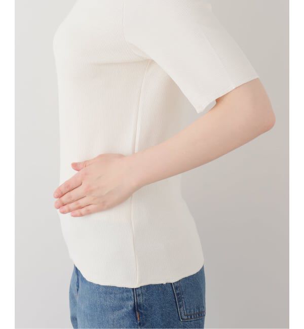 journal standard L'essage「スパンテレコ半袖アシンメトリープルオーバー」|Tシャツ・カットソー|