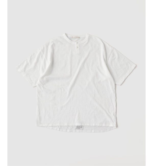 JOURNAL STANDARD「RIDING HIGH / ライディングハイ NON DYED JERSEY S/S HENLEY」|Tシャツ・カットソー|ホワイト