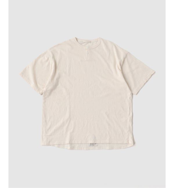 JOURNAL STANDARD「RIDING HIGH / ライディングハイ NON DYED JERSEY S/S HENLEY」|Tシャツ・カットソー|ナチュラル