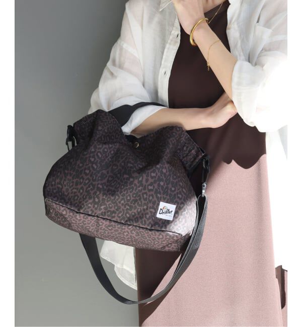 JOURNAL STANDARD relume「《WEB限定追加予約3》【Drifter/ドリフター】CARRY ALL BAG レオパード」|ショルダー・メッセンジャー|ブラック A