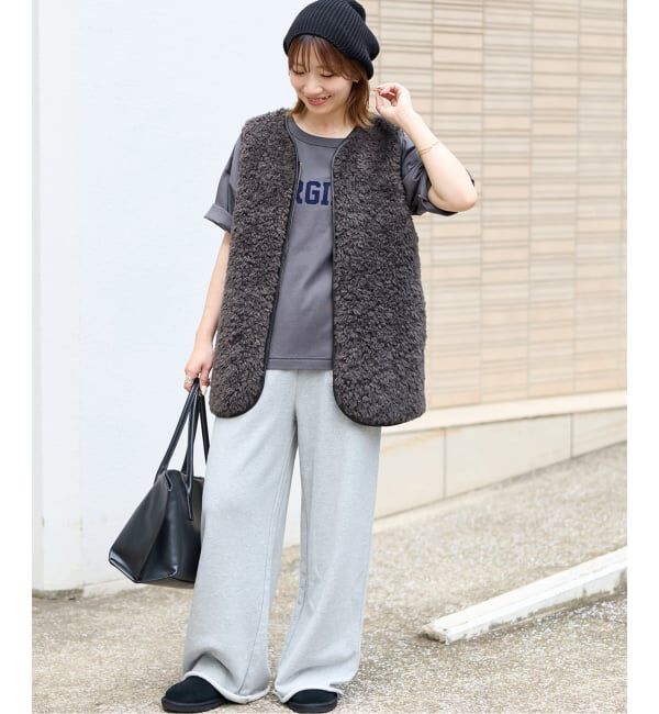 JOURNAL STANDARD relume「《追加予約》シープフェイクファージップベスト」|ダウンベスト・ベスト|