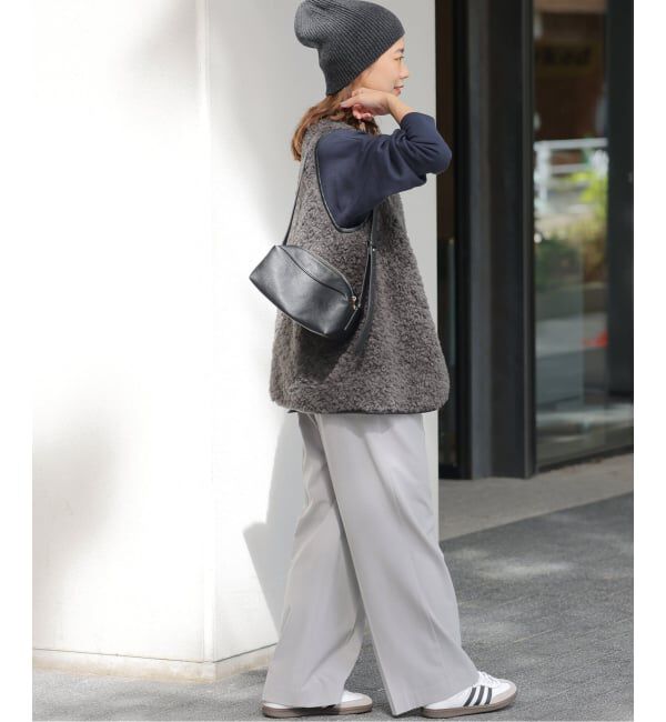 JOURNAL STANDARD relume「《追加予約》シープフェイクファージップベスト」|ダウンベスト・ベスト|