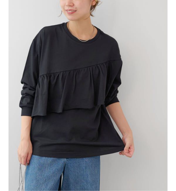 JOURNAL STANDARD relume「《追加予約》フリルプルオーバーロングスリーブ」|Tシャツ・カットソー|