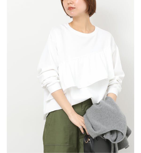 JOURNAL STANDARD relume「《追加予約》フリルプルオーバーロングスリーブ」|Tシャツ・カットソー|
