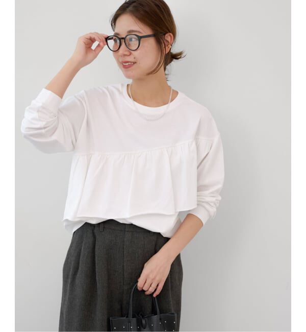 JOURNAL STANDARD relume「《追加予約》フリルプルオーバーロングスリーブ」|Tシャツ・カットソー|