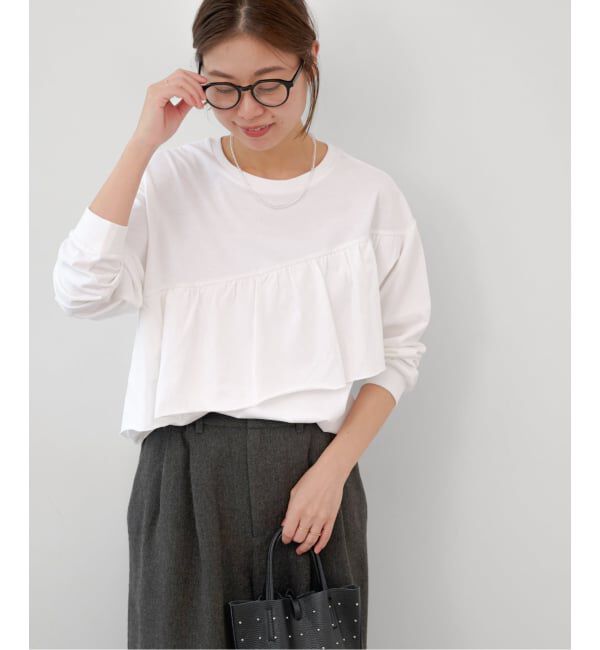 JOURNAL STANDARD relume「《追加予約》フリルプルオーバーロングスリーブ」|Tシャツ・カットソー|