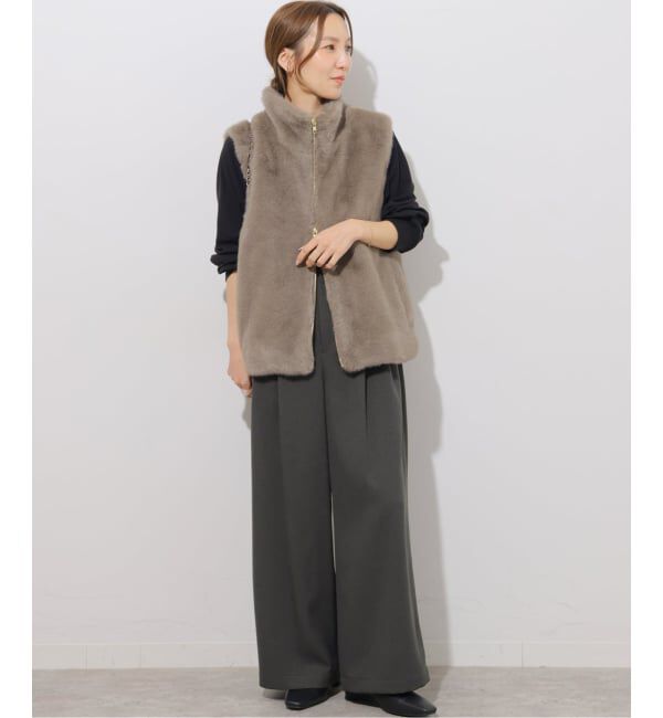 JOURNAL STANDARD relume「《予約》ツイーディーツイルタックワイドパンツ」|スラックス|